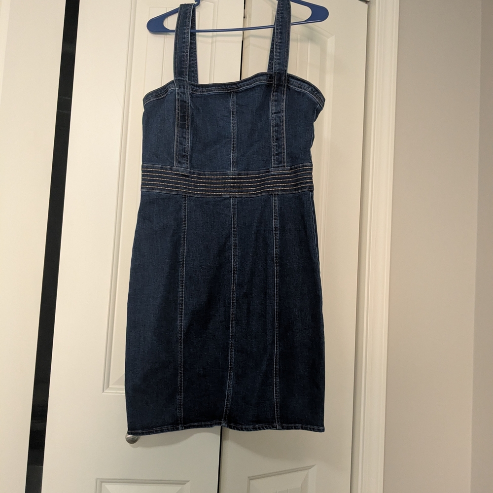 bebe Dark Blue Mini Dress
